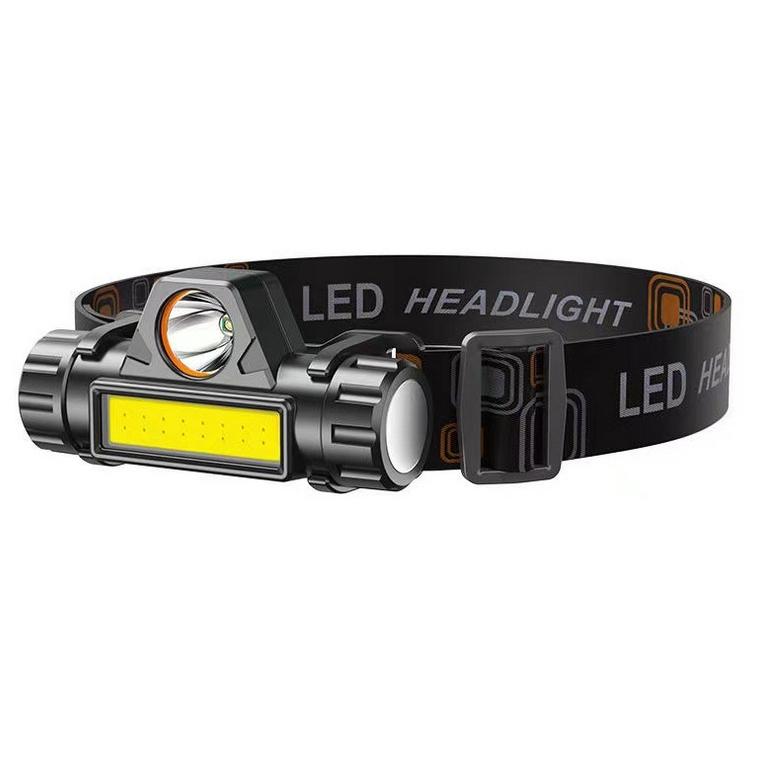 現貨 多功能頭燈 雙光源LED頭燈 遠近雙光源頭燈 磁鐵工作燈 強光頭燈 USB充電頭燈 聚焦頭燈 LED頭燈 頭燈-細節圖5