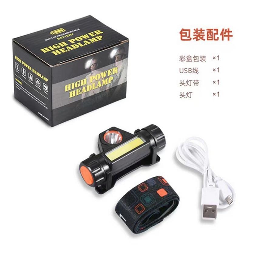 現貨 多功能頭燈 雙光源LED頭燈 遠近雙光源頭燈 磁鐵工作燈 強光頭燈 USB充電頭燈 聚焦頭燈 LED頭燈 頭燈-細節圖6