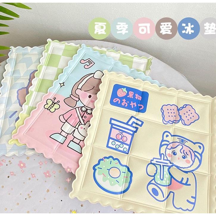 現貨 涼感座墊 涼感 椅墊 寵物涼感墊 涼爽冰絲坐墊 椅墊 汽車 辦公室 車用墊 涼感椅墊 戶外墊 座墊 夏日涼墊-細節圖2