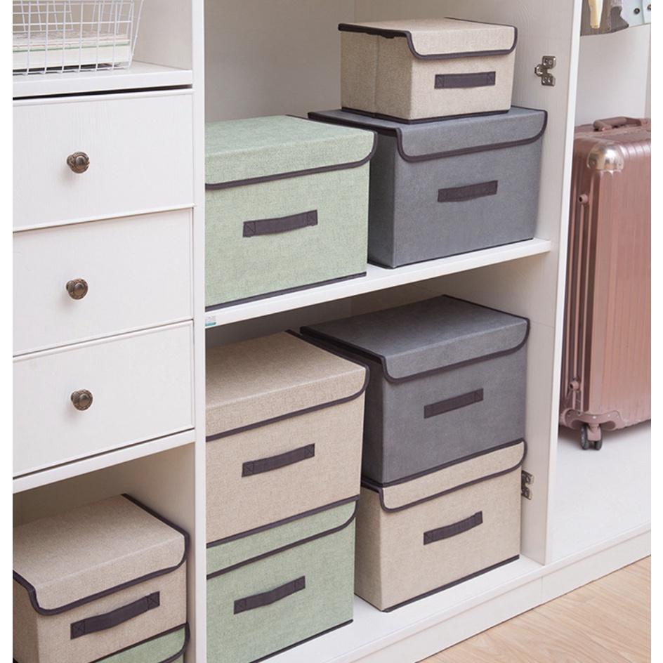 台灣現貨 布藝摺疊收納箱 收納 收納箱 可折疊 收納盒 摺疊收納箱 儲物箱 衣物收納箱-細節圖2