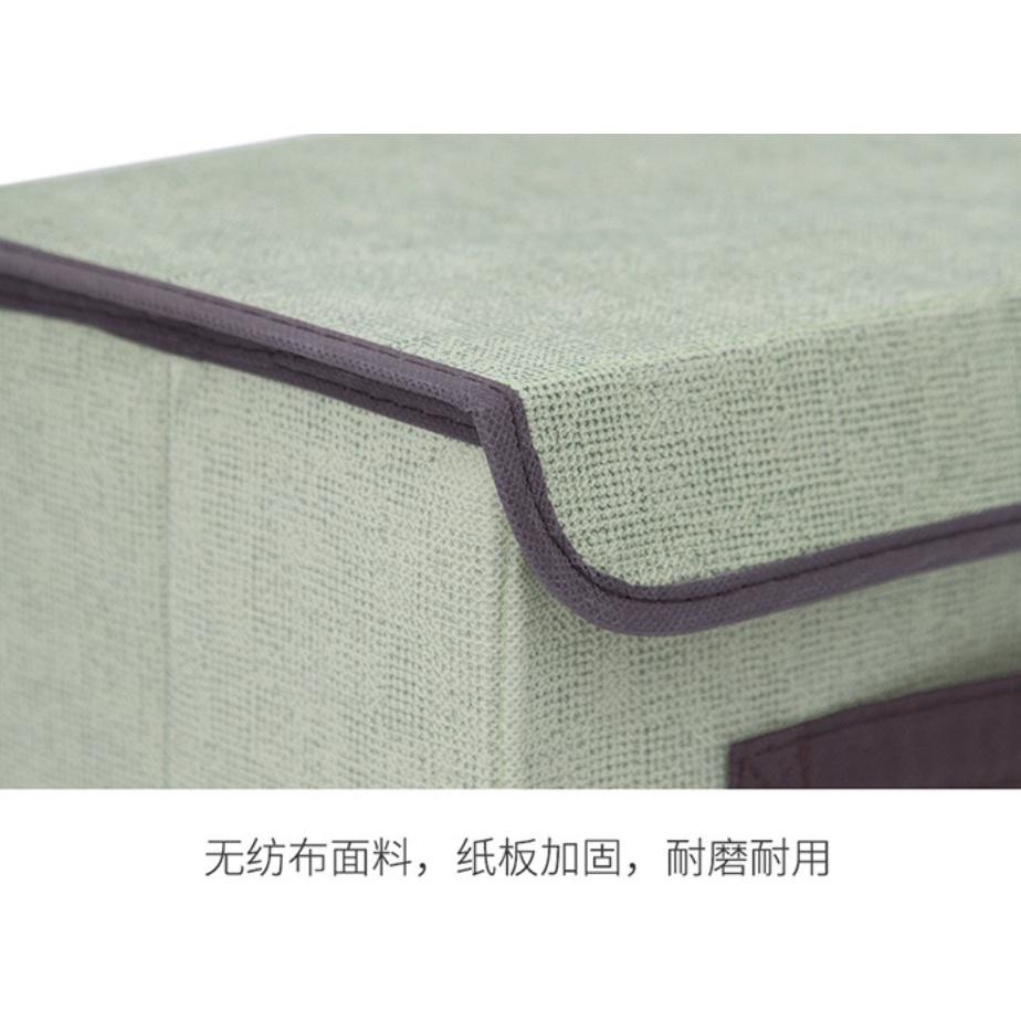 台灣現貨 布藝摺疊收納箱 收納 收納箱 可折疊 收納盒 摺疊收納箱 儲物箱 衣物收納箱-細節圖5