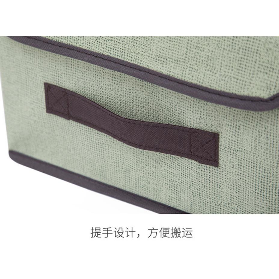 台灣現貨 布藝摺疊收納箱 收納 收納箱 可折疊 收納盒 摺疊收納箱 儲物箱 衣物收納箱-細節圖6