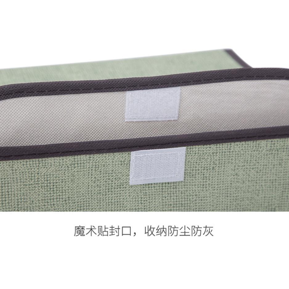台灣現貨 布藝摺疊收納箱 收納 收納箱 可折疊 收納盒 摺疊收納箱 儲物箱 衣物收納箱-細節圖7
