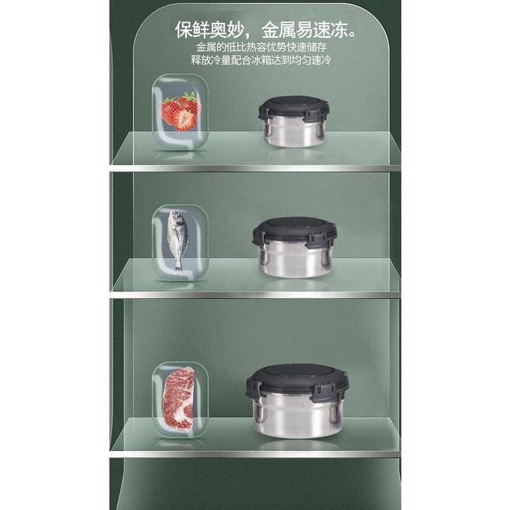 現貨 304 不鏽鋼 耐熱 密封 保鮮盒 不鏽鋼保鮮盒 泡麵碗 圓形 便當盒 不鏽鋼便鮮盒 餐盒-細節圖5