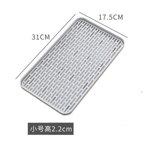 創意雙層瀝水盤 多功能瀝水盤 多功能雙層瀝水盤 塑膠長方形置物盤 廚房托盤 家用水果盤 茶盤 家用水果托盤 雙層瀝水盤-細節圖7