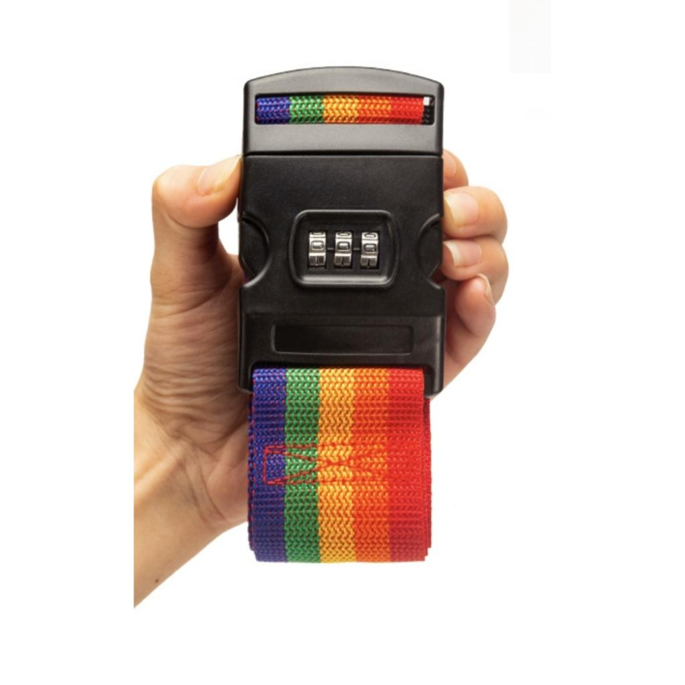 一字行李束帶 十字行李帶 行李固定帶 密碼鎖行李帶 一字行李束帶 十字行李綁帶 行李箱綁帶 捆綁帶 無密碼可調式束帶-細節圖3