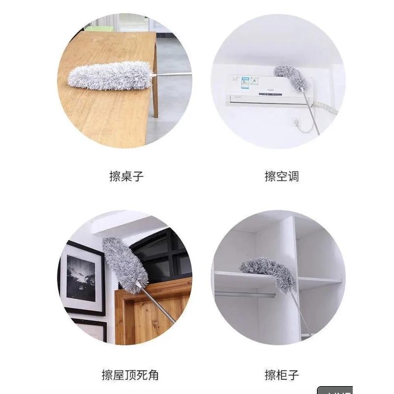 現貨 伸縮除毛撢 雞毛撢子 清潔刷 清潔撢 天花板清潔刷 車刷 高腳毛刷 除塵撢 清潔-細節圖4