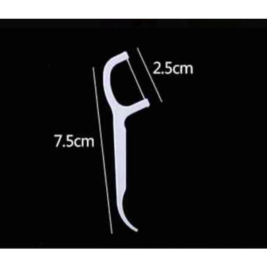 現貨 牙線棒 超細牙線棒 清潔口腔 弓形 牙簽 牙線 剔牙棒 牙縫刷 弓形超細牙線棒-細節圖4