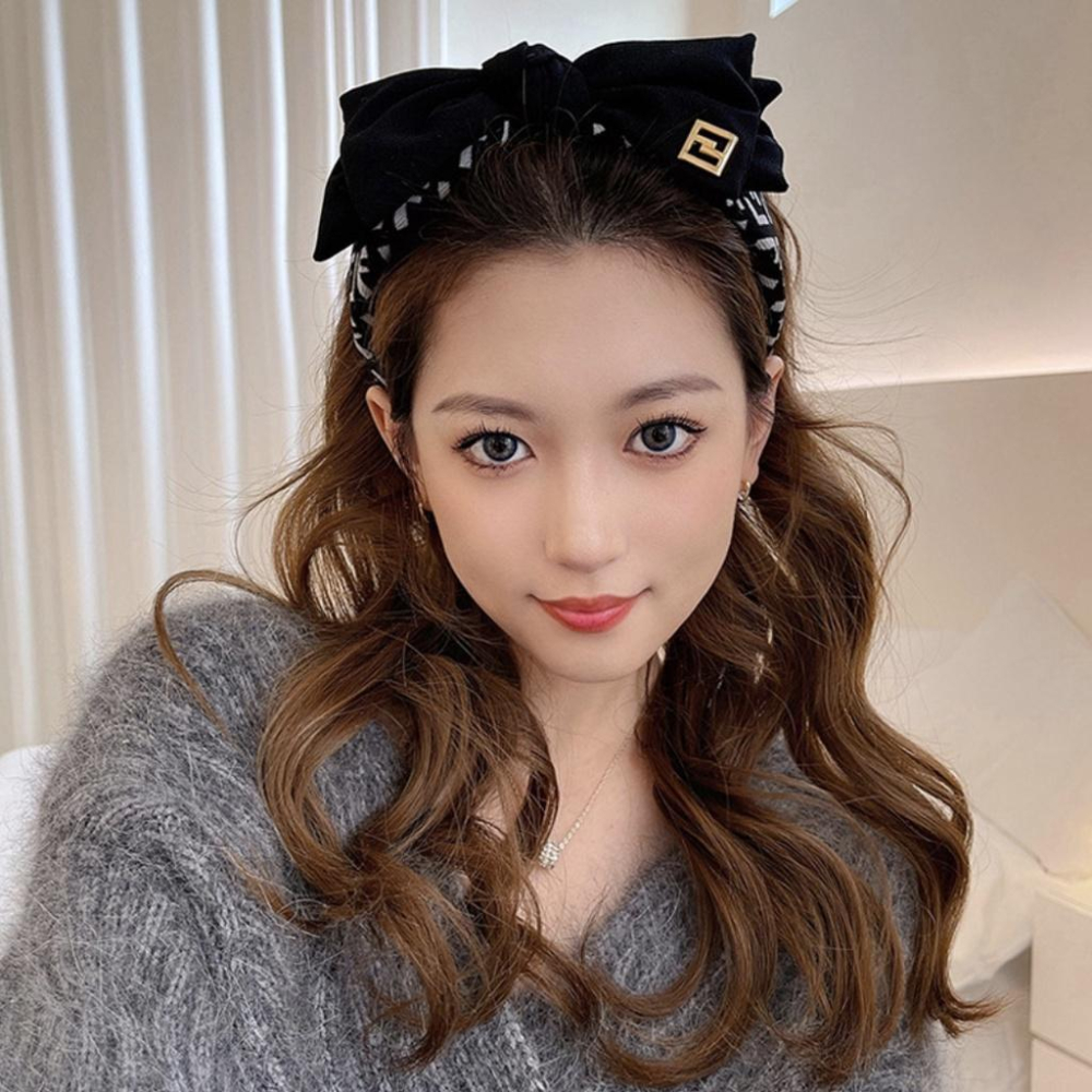 現貨 韓國 東大門 新款 簡約蝴蝶結髮箍 日韓流行簡約風髮箍 簡約時尚 百搭 蝴蝶結髮箍 寬版蝴蝶結髮箍 髮箍-細節圖5