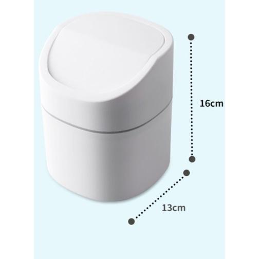現貨 桌上垃圾桶 車用垃圾桶 垃圾桶北歐 汽車垃圾桶 小垃圾桶 桌上型垃圾桶 桌面垃圾桶 有蓋垃圾桶 搖蓋垃圾桶-細節圖3