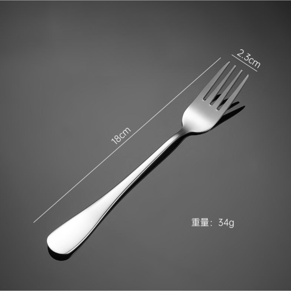 現貨 不鏽鋼餐具 食用級材質 鏡面拋光 多款式 叉子 餐叉 茶叉 水果叉 茶匙 沙拉叉 湯勺 湯匙-細節圖5