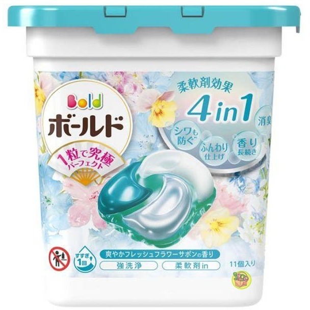 【P&G】4D洗衣膠球盒裝 11顆裝 2種香味-細節圖2
