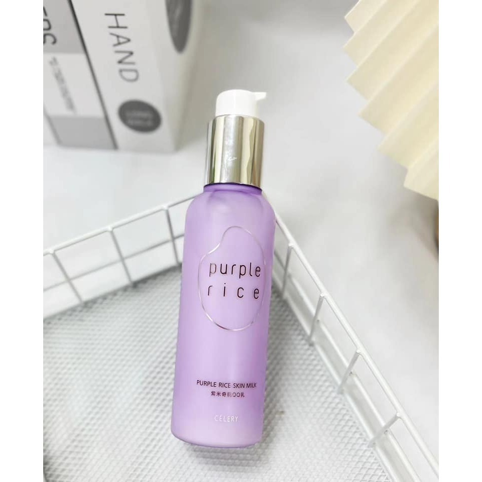 水嫩不黏膩【CELERY 奇莉雅】紫米奇肌 QQ乳-細節圖3
