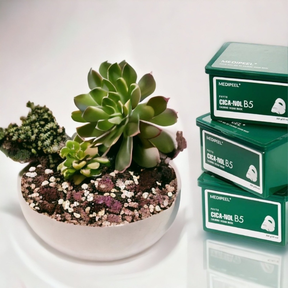 【MEDI-PEEL 美蒂菲】積雪草B5雙酸 小綠盒面膜 30入/盒-細節圖2