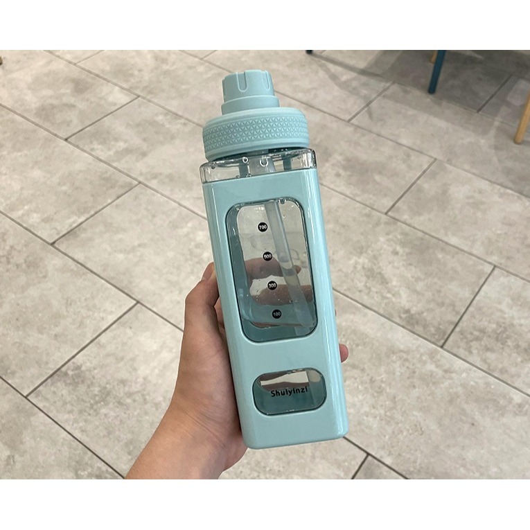 大容量運動水壺 900ml 方形水壺 5色-細節圖3