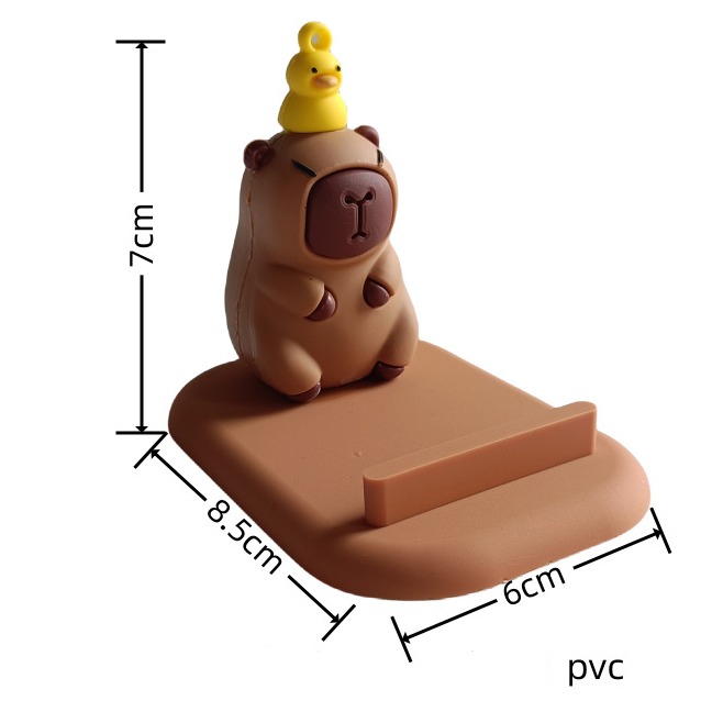 可愛水豚君 卡皮巴拉 手機支架 7款-細節圖2