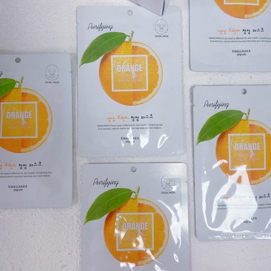 【KWAILNARA】濟州柑橘 維C淨膚亮白面膜-細節圖4
