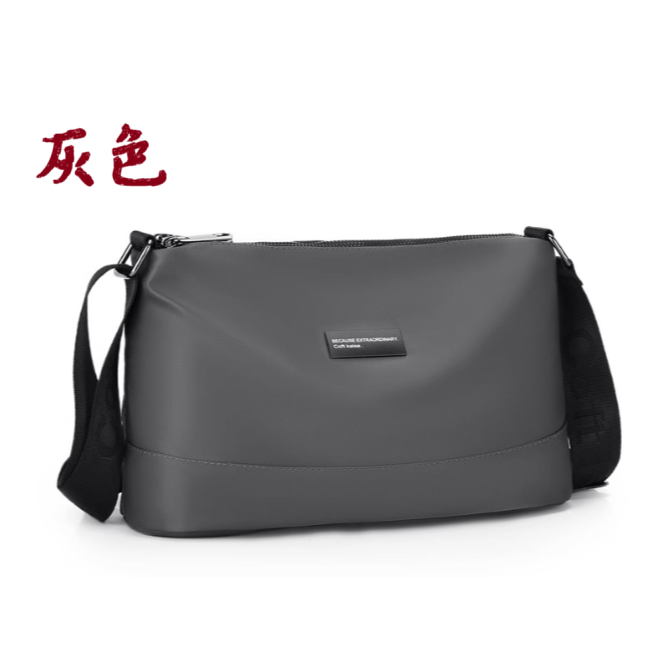 簡約時尚 男士單肩包 防水休閒包 3色-細節圖8