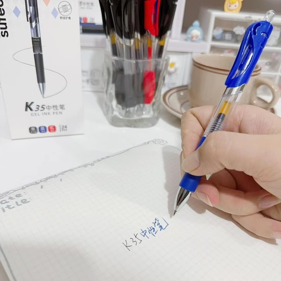 必備文具 K35 中性筆 3色-細節圖7