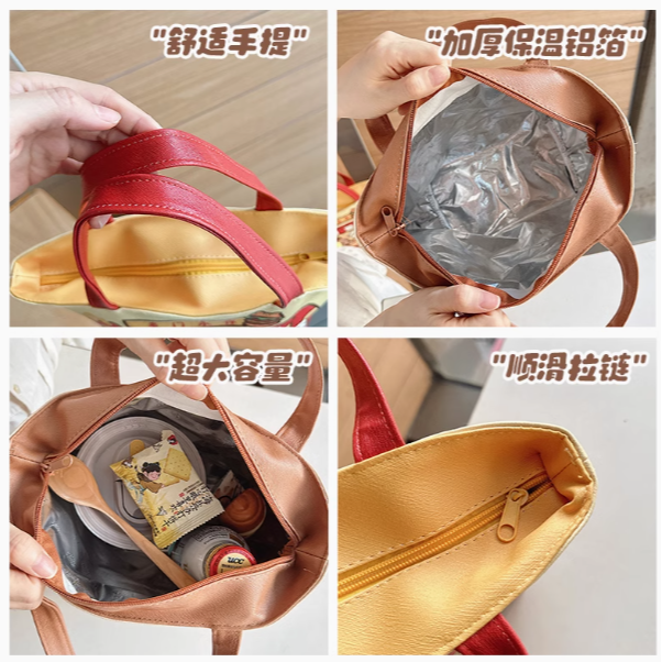 卡皮巴拉 保溫保冷 手提便當袋 5款-細節圖6