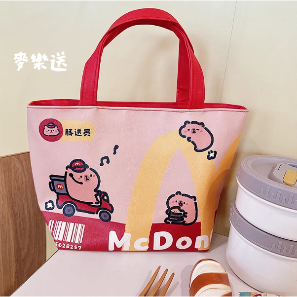 卡皮巴拉 保溫保冷 手提便當袋 5款-細節圖11