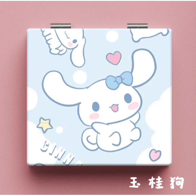 可愛卡通 雙面化妝鏡 帶放大鏡 5款-細節圖6
