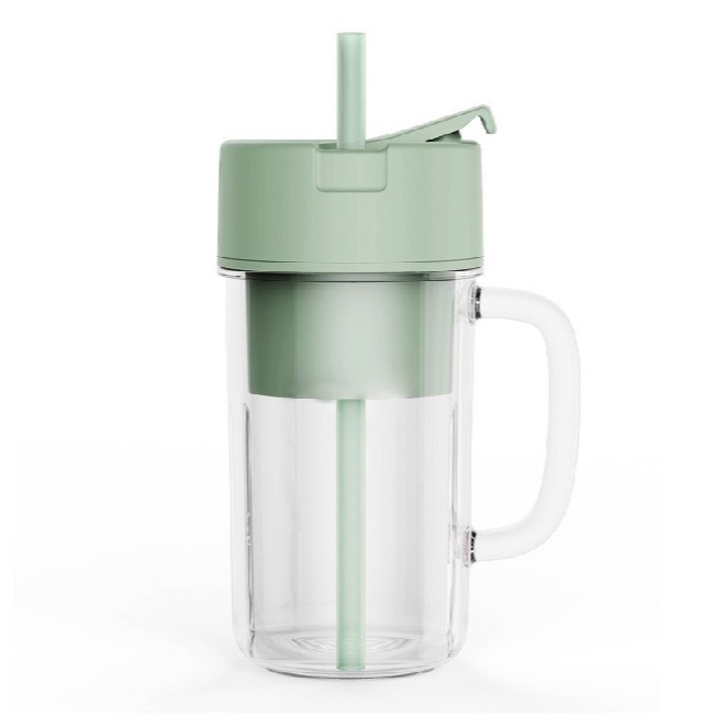 【JUSTCOOK 廚藝寶】304不鏽鋼六刀 隨身榨汁機 附吸管 顏色隨機-細節圖9