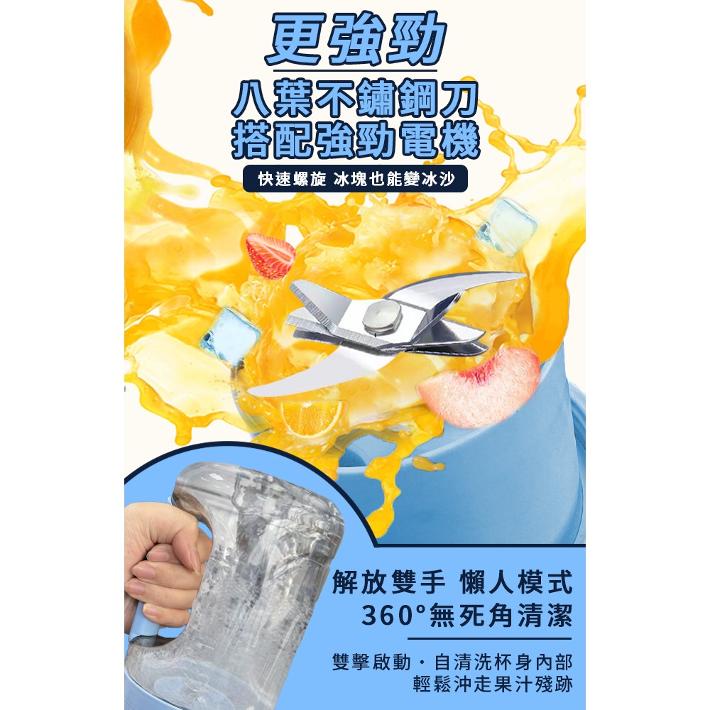 墩墩桶 大容量1.5L 隨行果汁杯 榨汁機 附吸管-細節圖4