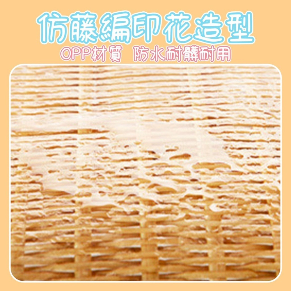 仿藤編印花 加厚保溫袋 保冰袋-細節圖2
