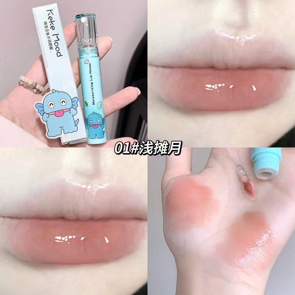 萌寵醜魚 水潤唇蜜 唇釉 6色-細節圖5