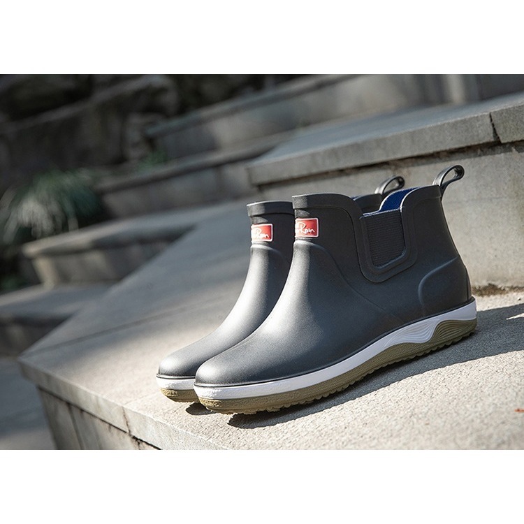 短筒雨鞋 防滑廚房鞋 防水工作鞋 2色-細節圖3