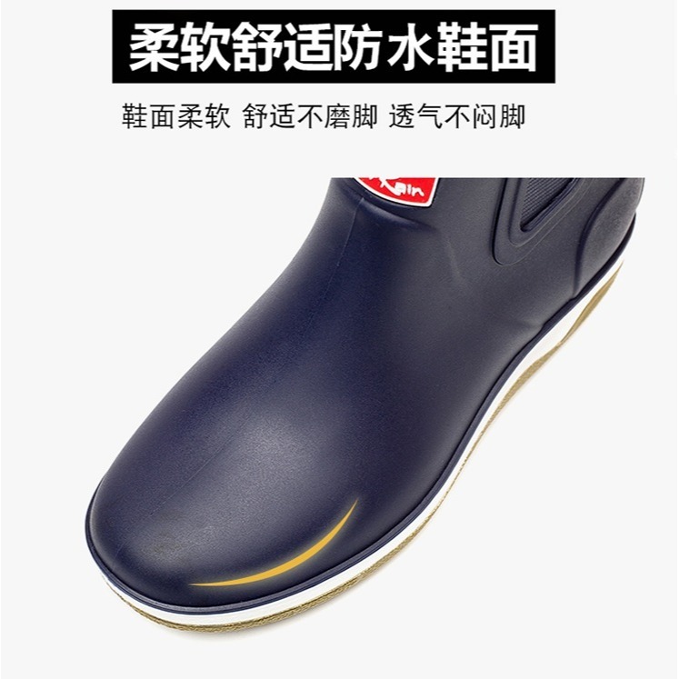 短筒雨鞋 防滑廚房鞋 防水工作鞋 2色-細節圖4