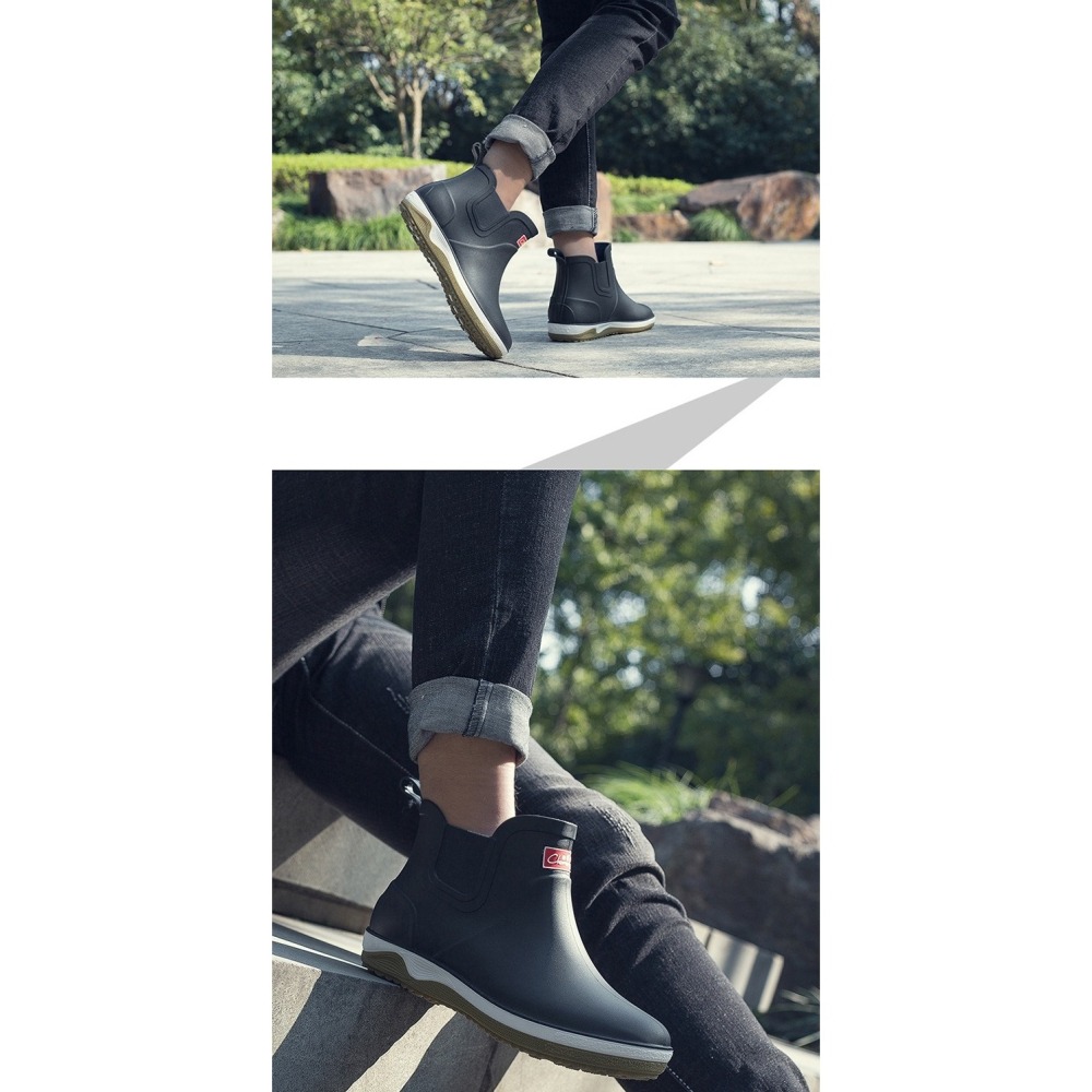 短筒雨鞋 防滑廚房鞋 防水工作鞋 2色-細節圖6