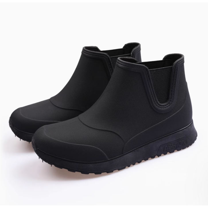 短筒雨靴 廚房工作鞋 防水膠鞋 3色-細節圖5