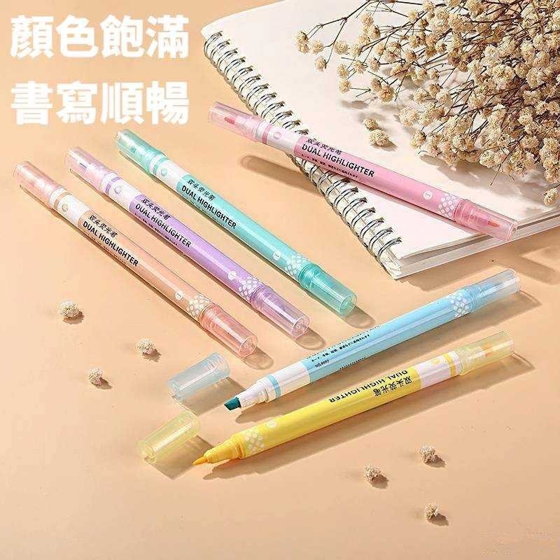 一筆兩用 雙頭螢光筆 6支套裝-細節圖3