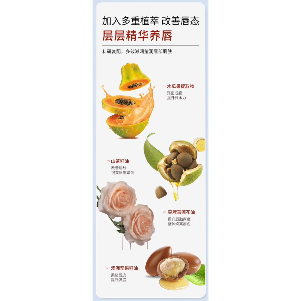 【Voliko】保濕滋潤 番木瓜 唇部精華油 4ml-細節圖4