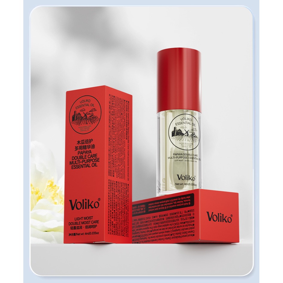 【Voliko】保濕滋潤 番木瓜 唇部精華油 4ml-細節圖7