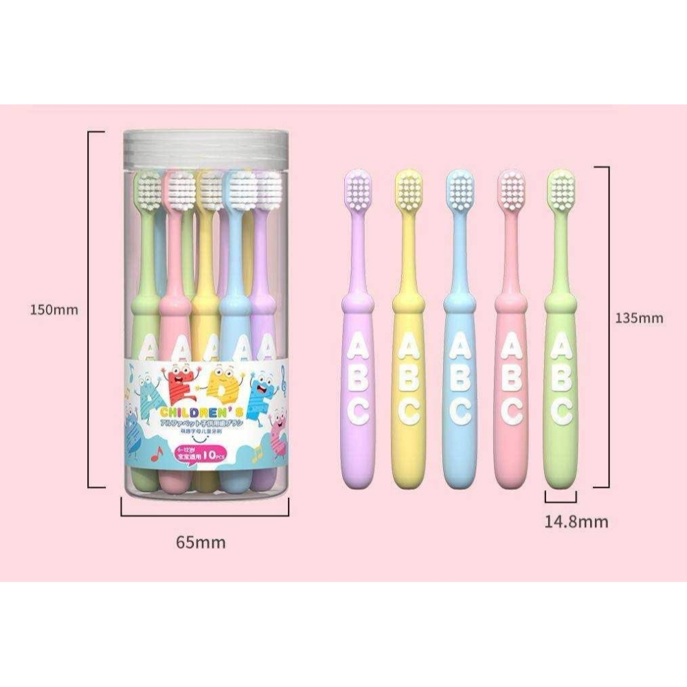 多巴胺 兒童牙刷 10入/桶-細節圖4