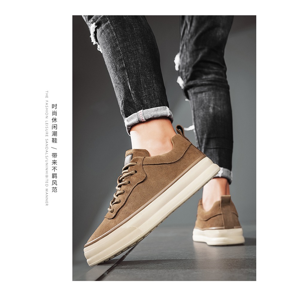 復古百搭 休閒板鞋 工作鞋 3色-細節圖3