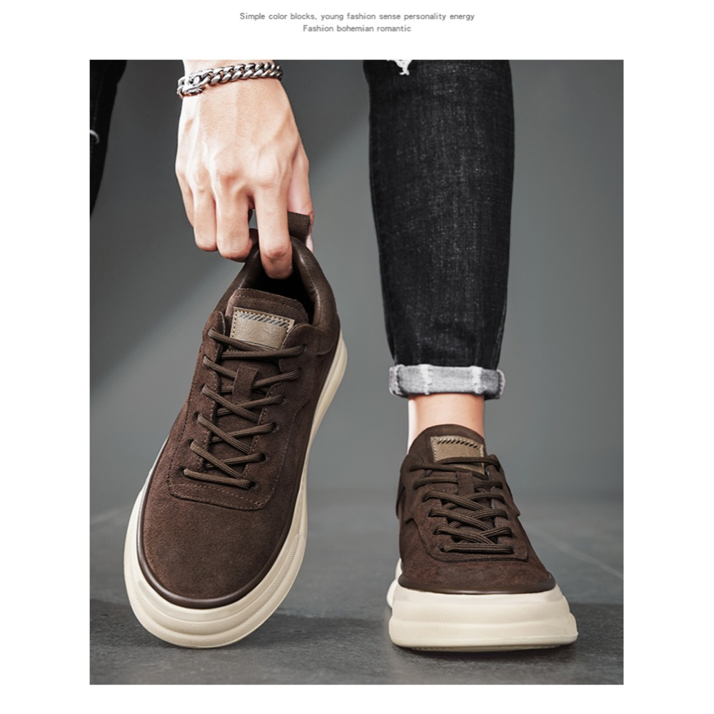 復古百搭 休閒板鞋 工作鞋 3色-細節圖4