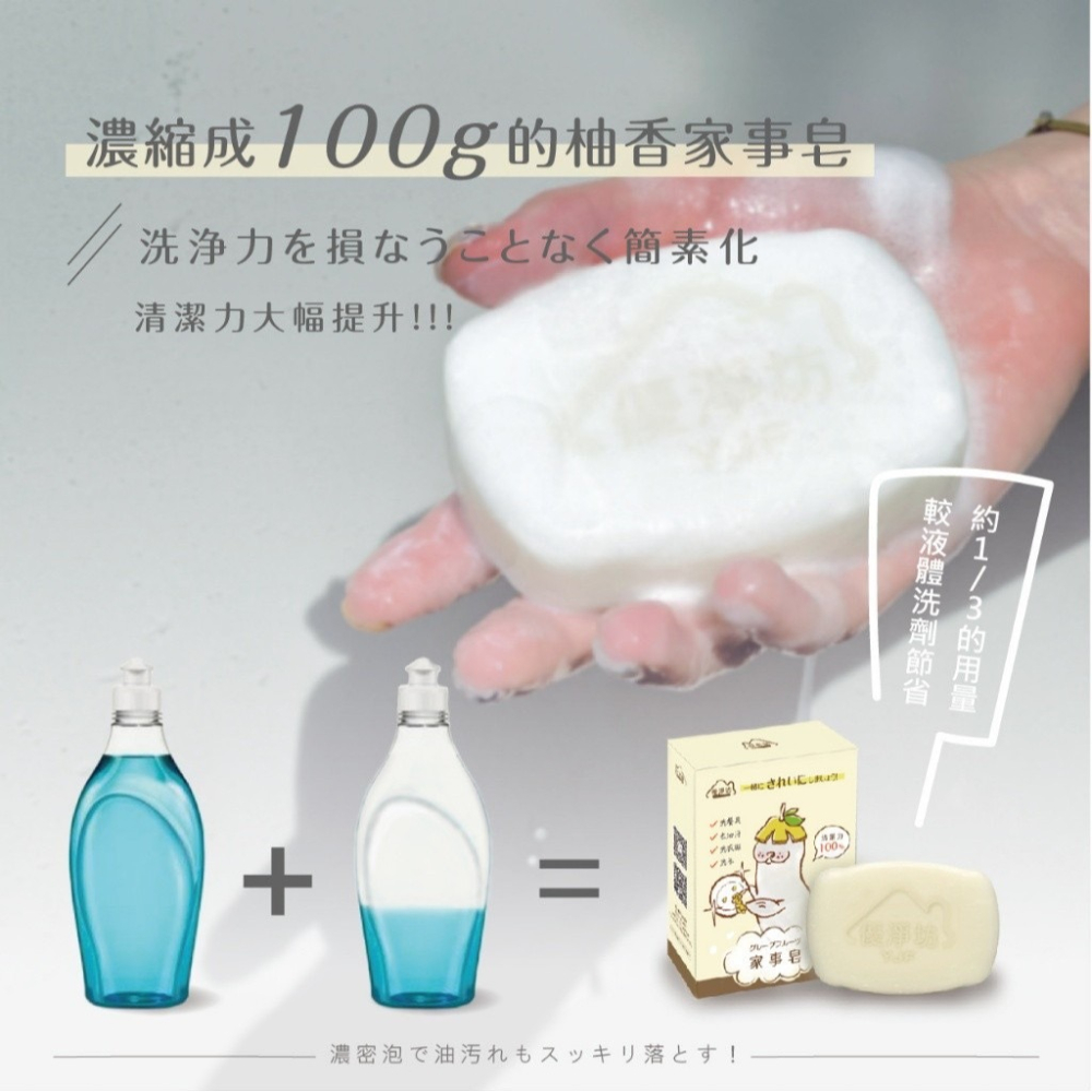 【優淨坊】柚香家事皂 2入/組-細節圖3