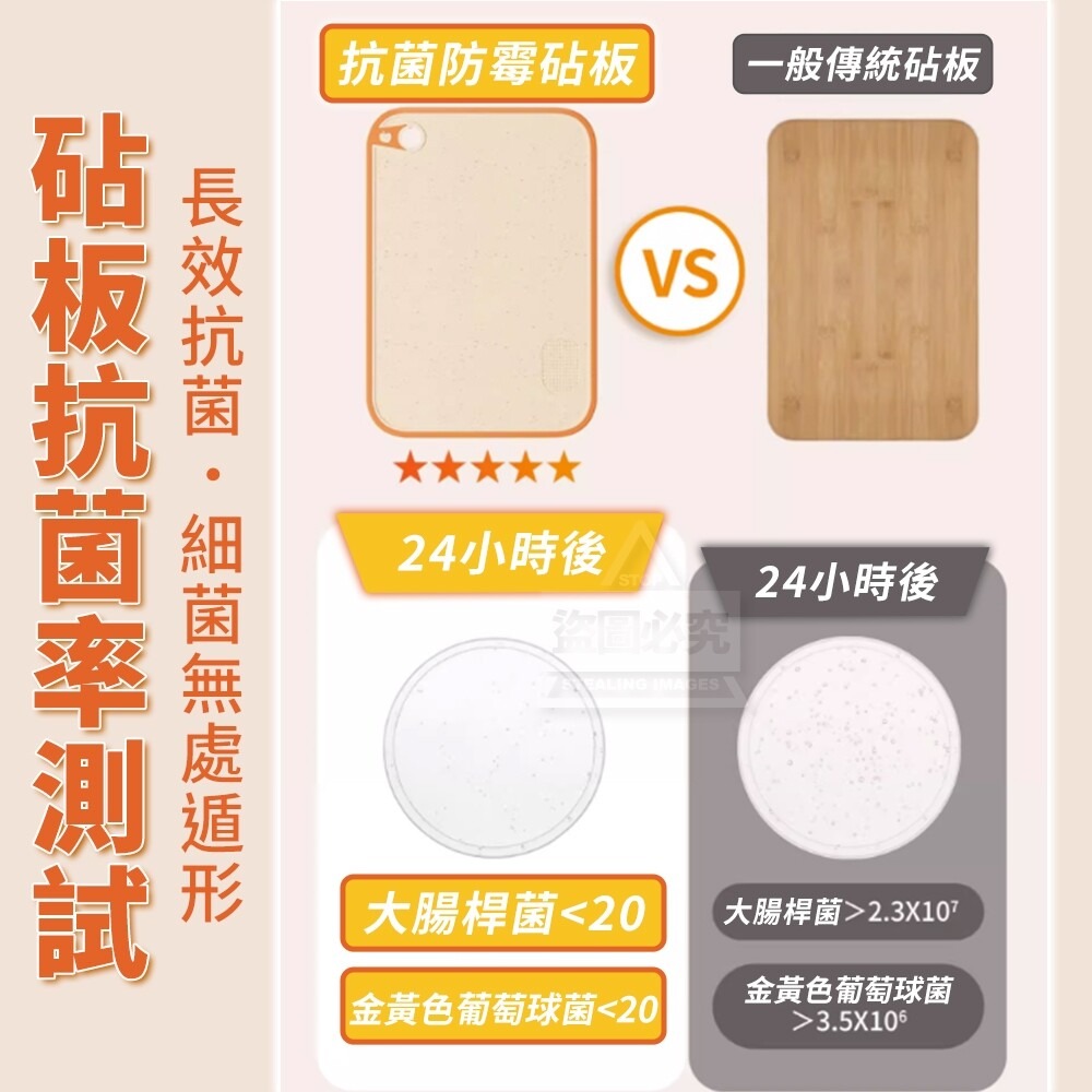 小麥桔桿 加厚雙面砧板 2色-細節圖3