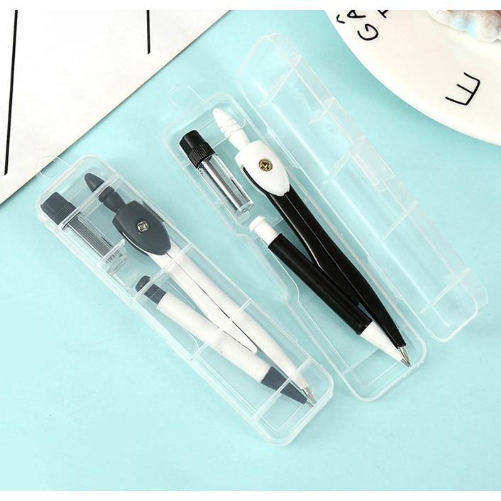 便攜式圓規套組 自動筆圓規 附收納盒 5色-細節圖4