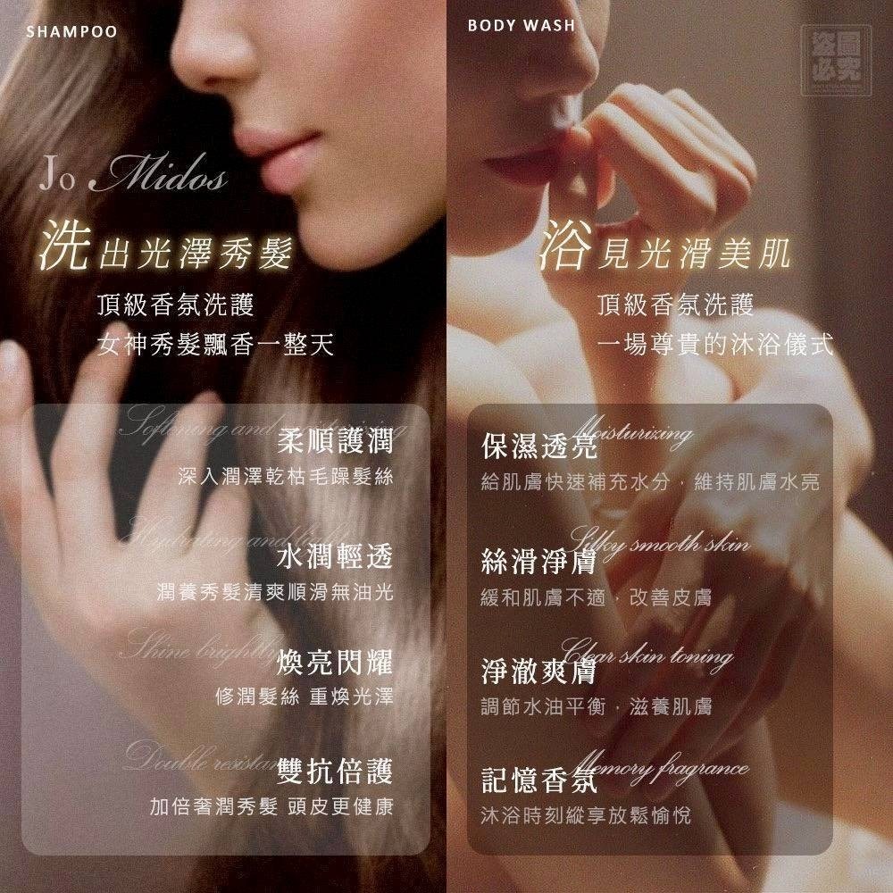 【Jo Midos】菸醯胺 香水洗沐組 贈提袋 (洗髮+沐浴)-細節圖3