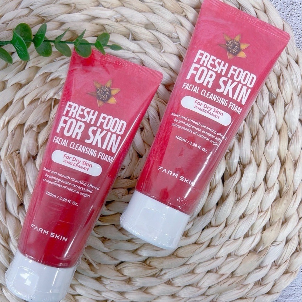 素人票選第一【FRESH FOOD】超能亮 微導循環 紅石榴洗面乳 100ml-細節圖3
