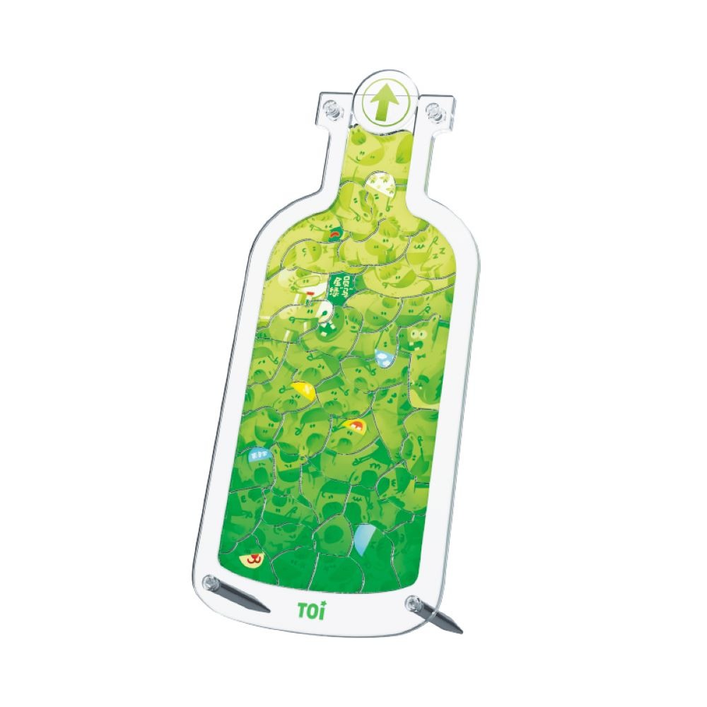 TOi 圖益 異拼樂拼圖【瓶子裡的萌寵 全員綠馬】亞克力DIY生日插畫桌遊禮物-細節圖3