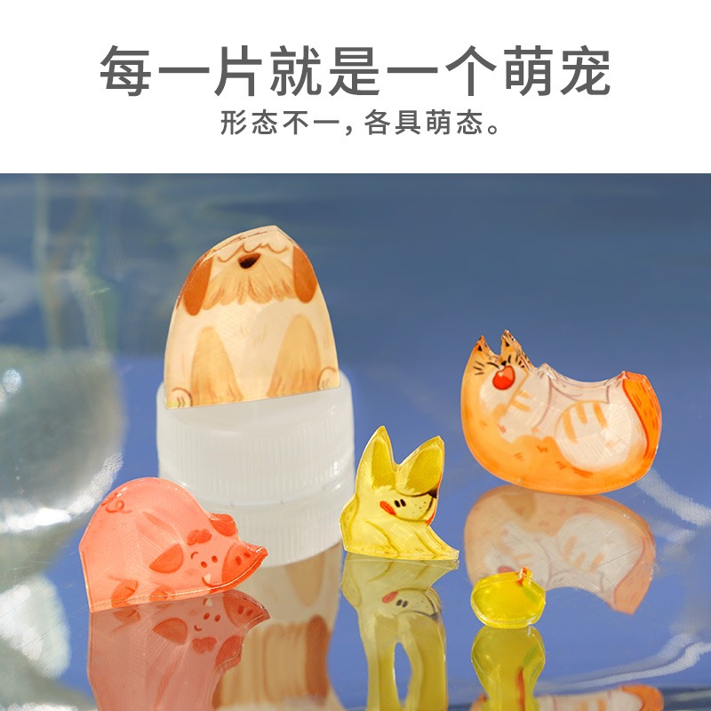 TOi 圖益 異拼樂拼圖【瓶子裡的萌寵 鴨鴨玻璃瓶】亞克力DIY生日插畫桌遊禮物-細節圖5