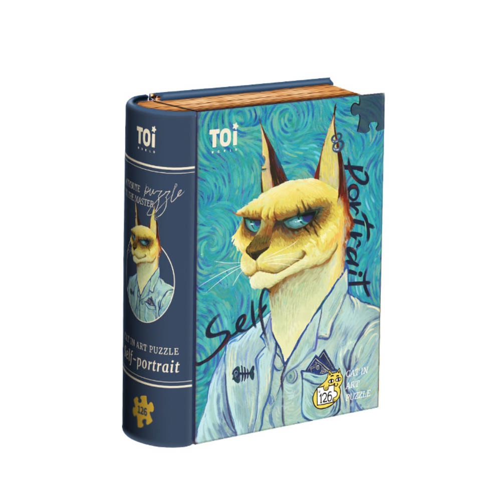 TOi 圖益【世界名畫】拼圖126片 DIY生日插畫桌遊禮物-細節圖5
