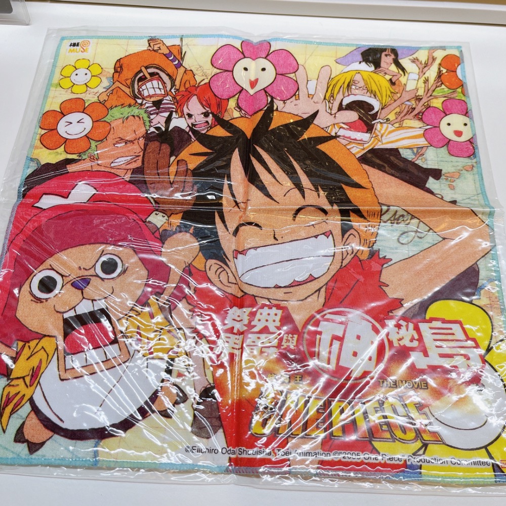 航海王 ONE PIECE 方巾 絲巾 小毛巾 官方周邊-細節圖3