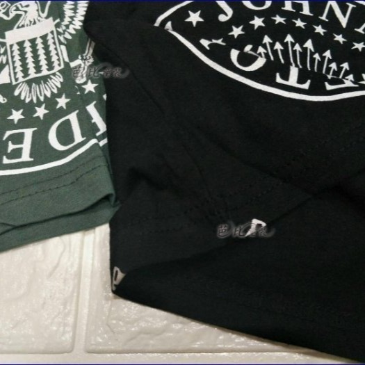 ※【韓國進口-英文印圖休閒T恤/短袖上衣/短T】尺碼：5-15號【春夏新款-下殺100元】※-細節圖3